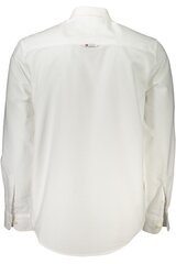 Хлопковая рубашка Tommy Hilfiger Core Stretch Poplin Slim Shirt White TT0TT01936 100 19799 цена и информация | Мужские рубашки | pigu.lt