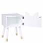 Vaikiškas naktinis staliukas Aatrium Atmosphera, 53x34x26.50 cm, baltas kaina ir informacija | Vaikiškos spintelės | pigu.lt