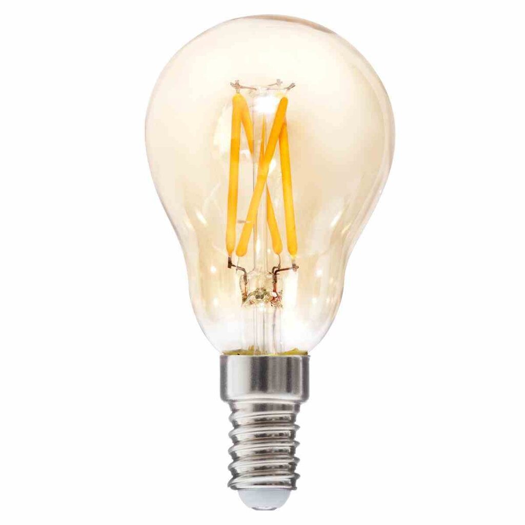 Gintarinė tiesi 2w e14 led lemputė kaina ir informacija | Elektros lemputės | pigu.lt