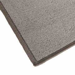 Vonios kilimėlis 40x60 cm pilkos spalvos minkštas ir švelnus liesti, lengvai valomas, neslysta ant grindų kaina ir informacija | Vonios kambario aksesuarai | pigu.lt