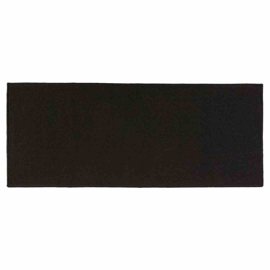 Vonios kilimėlis 50x120 cm juodas minkštas ir švelnus liesti, lengvai valomas, neslysta ant grindų kaina ir informacija | Vonios kambario aksesuarai | pigu.lt