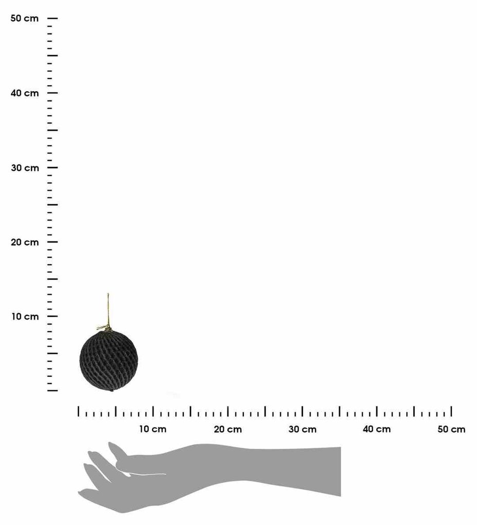 Eglutės žaisliukai, 8 cm, 12 vnt. kaina ir informacija | Eglutės žaisliukai, viršūnės | pigu.lt