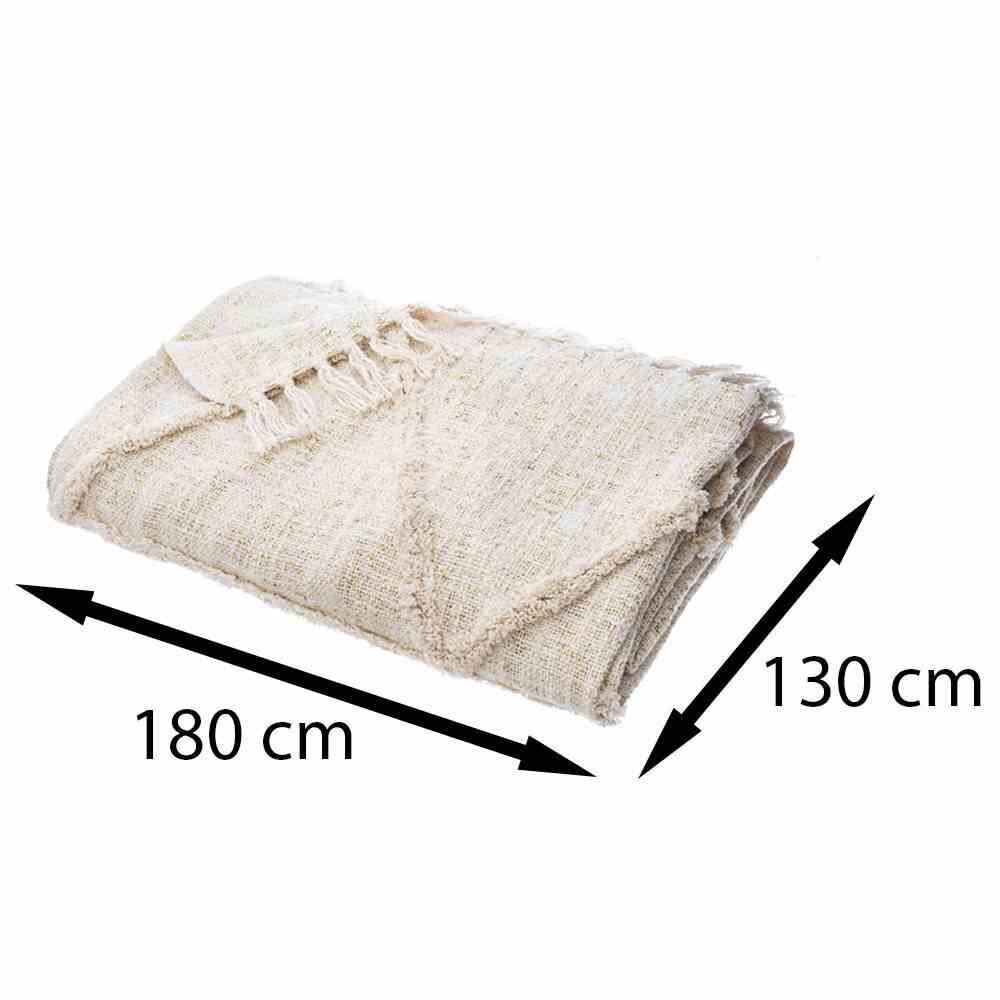 Shine lovatiesė, smėlio spalvos, 130x180 cm kaina ir informacija | Lovatiesės ir pledai | pigu.lt