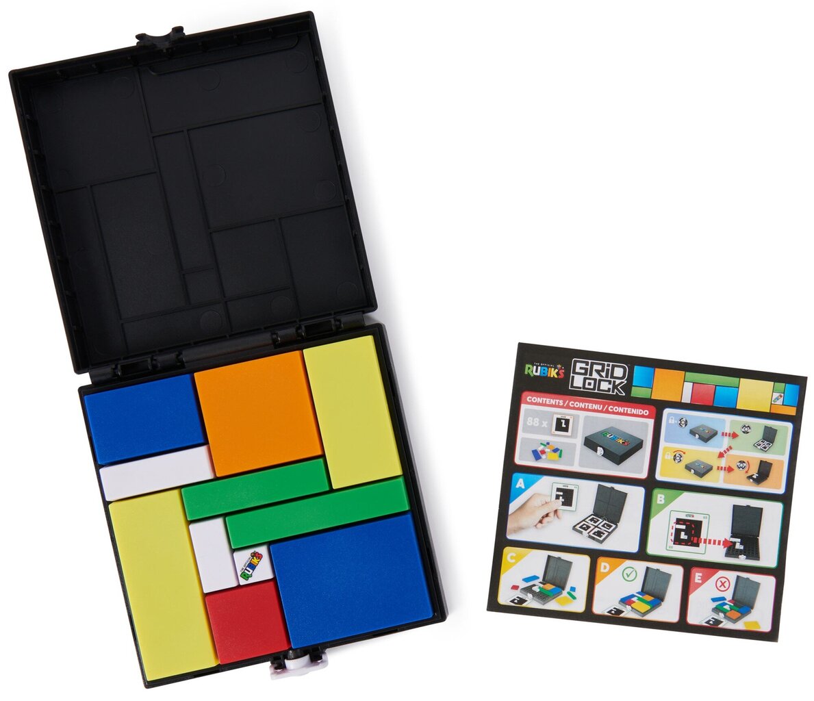 Dėlionės žaidimas Rubik's Grid Lock kaina ir informacija | Stalo žaidimai, galvosūkiai | pigu.lt