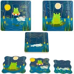 Sluoksnio dėlionė Small Foot Frog King, 28 d. kaina ir informacija | Dėlionės (puzzle) | pigu.lt