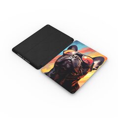 Black French Bulldog with glasses Case iPad Pro 12.9 (6th/5th/4th/3rd Gen) цена и информация | Чехлы для планшетов и электронных книг | pigu.lt