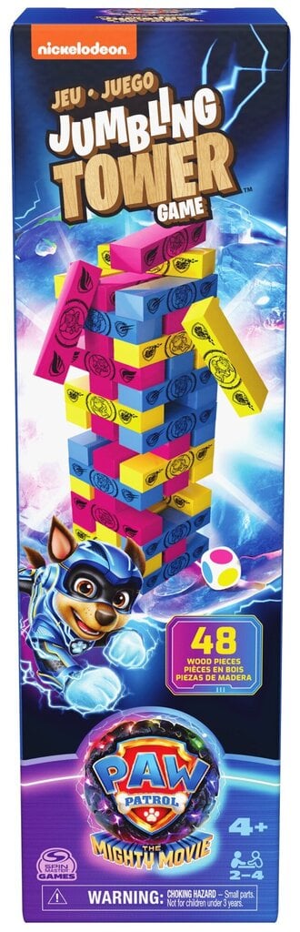 Stalo žaidimas Spin Master Paw Patrol Jumbling Tower kaina ir informacija | Stalo žaidimai, galvosūkiai | pigu.lt