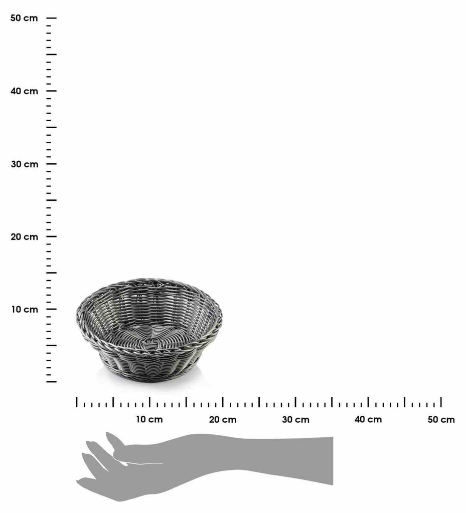 Apvalus krepšelis, 1 vnt. kaina ir informacija | Virtuvės įrankiai | pigu.lt