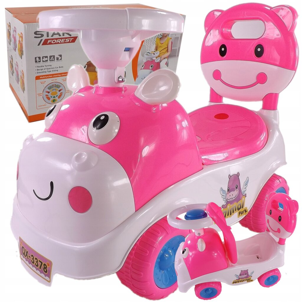 Vaikiškas stumdukas Hippo цена и информация | Žaislai kūdikiams | pigu.lt