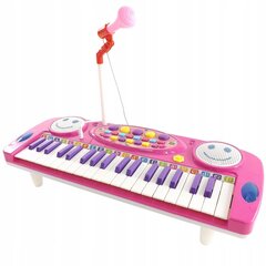 Pianinas su mikrafonu Luxma, rožinis 3702R kaina ir informacija | Žaislai mergaitėms | pigu.lt