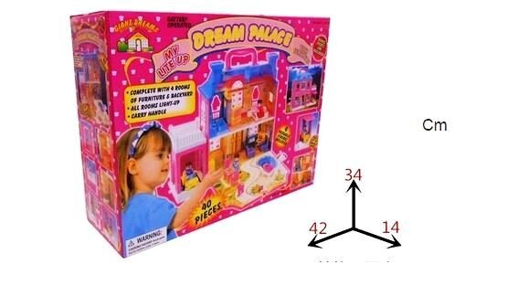 Lėlių namelis Luxma, 886 kaina ir informacija | Žaislai mergaitėms | pigu.lt