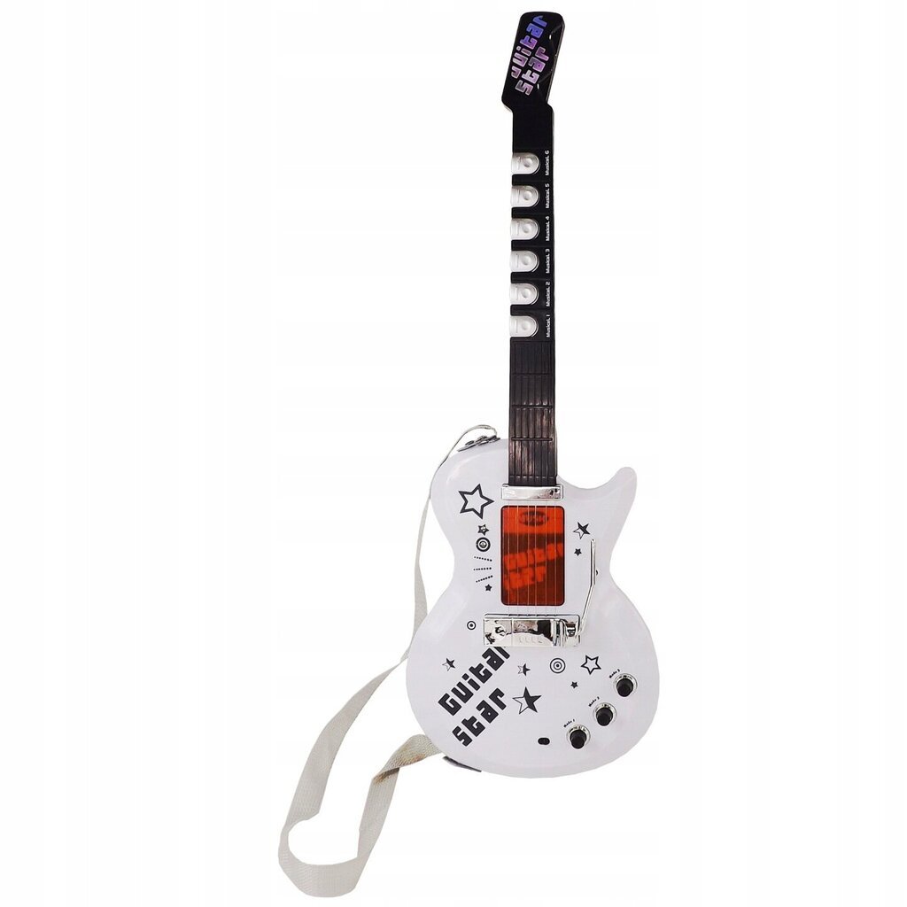 Vaikiška belaidė gitara su stiprintuvu ir mikrofonu Luxma 9010 цена и информация | Lavinamieji žaislai | pigu.lt