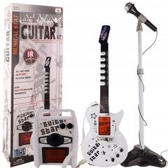 Vaikiška belaidė gitara su stiprintuvu ir mikrofonu Luxma 9010 kaina ir informacija | Lavinamieji žaislai | pigu.lt