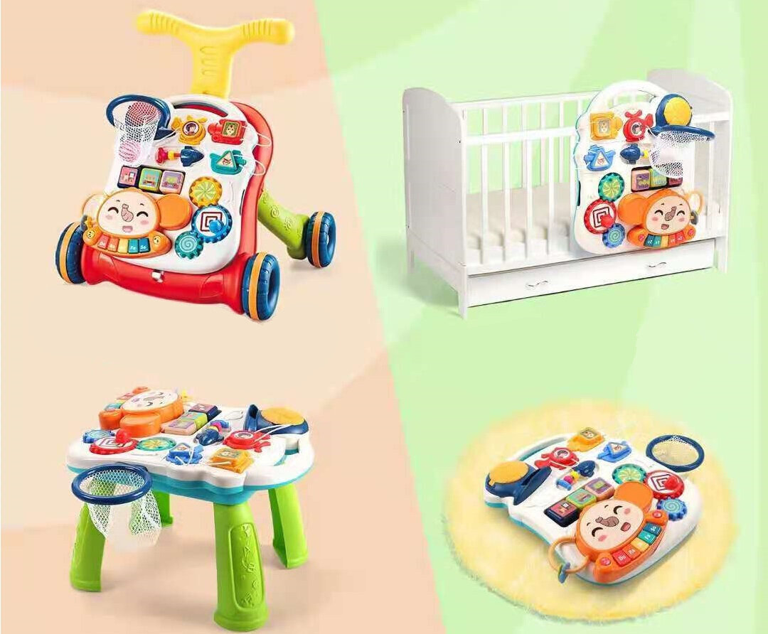 Interaktyvus veiklos stalas - stumdukas Luxma, 6038 kaina ir informacija | Žaislai kūdikiams | pigu.lt
