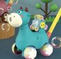 Stumiamas žaislas su muilo burbulais Luxma Karvė 9001N, mėlynas kaina ir informacija | Žaislai kūdikiams | pigu.lt