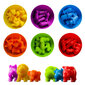 Rūšiavimo žaidimas Luxma Guminiai gyvūnai 2188-18 kaina ir informacija | Žaislai kūdikiams | pigu.lt