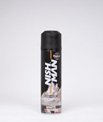 Plaukų purškiklis dažai Nishman Colour Hair Spray White, šviesūs, 150 ml kaina ir informacija | Plaukų dažai | pigu.lt