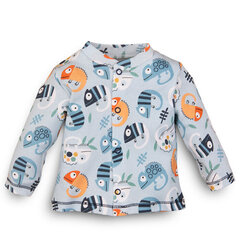 Marškinėliai berniukams Nini ABN-3171, mėlyni kaina ir informacija | Marškinėliai kūdikiams | pigu.lt