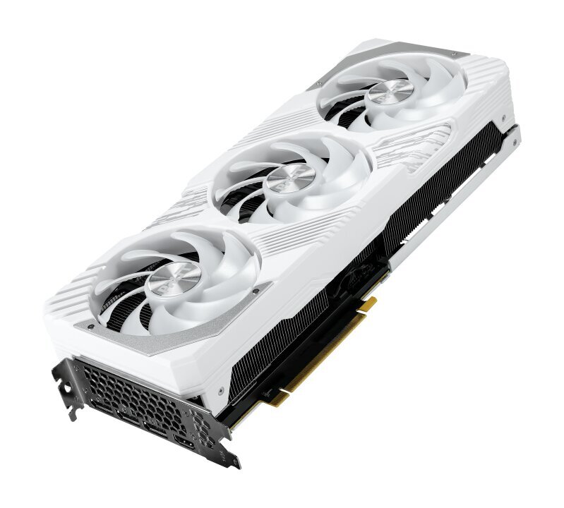 Palit GeForce RTX 4070 Ti Super GamingPro White OC (NED47TST19T2-1043W) kaina ir informacija | Vaizdo plokštės (GPU) | pigu.lt