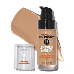 Makiažo pagrindas mišriai ir riebiai odai Revlon Colorstay, 350 Rich Tan, 30 ml kaina ir informacija | Makiažo pagrindai, pudros | pigu.lt