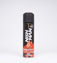 Plaukų purškiklis dažai Nishman Colour Hair Spray Red, raudona, 150 ml kaina ir informacija | Plaukų dažai | pigu.lt