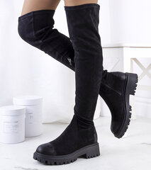 Ilgaauliai batai moterims Maisy GRM18671.2681, juodi kaina ir informacija | Aulinukai, ilgaauliai batai moterims | pigu.lt