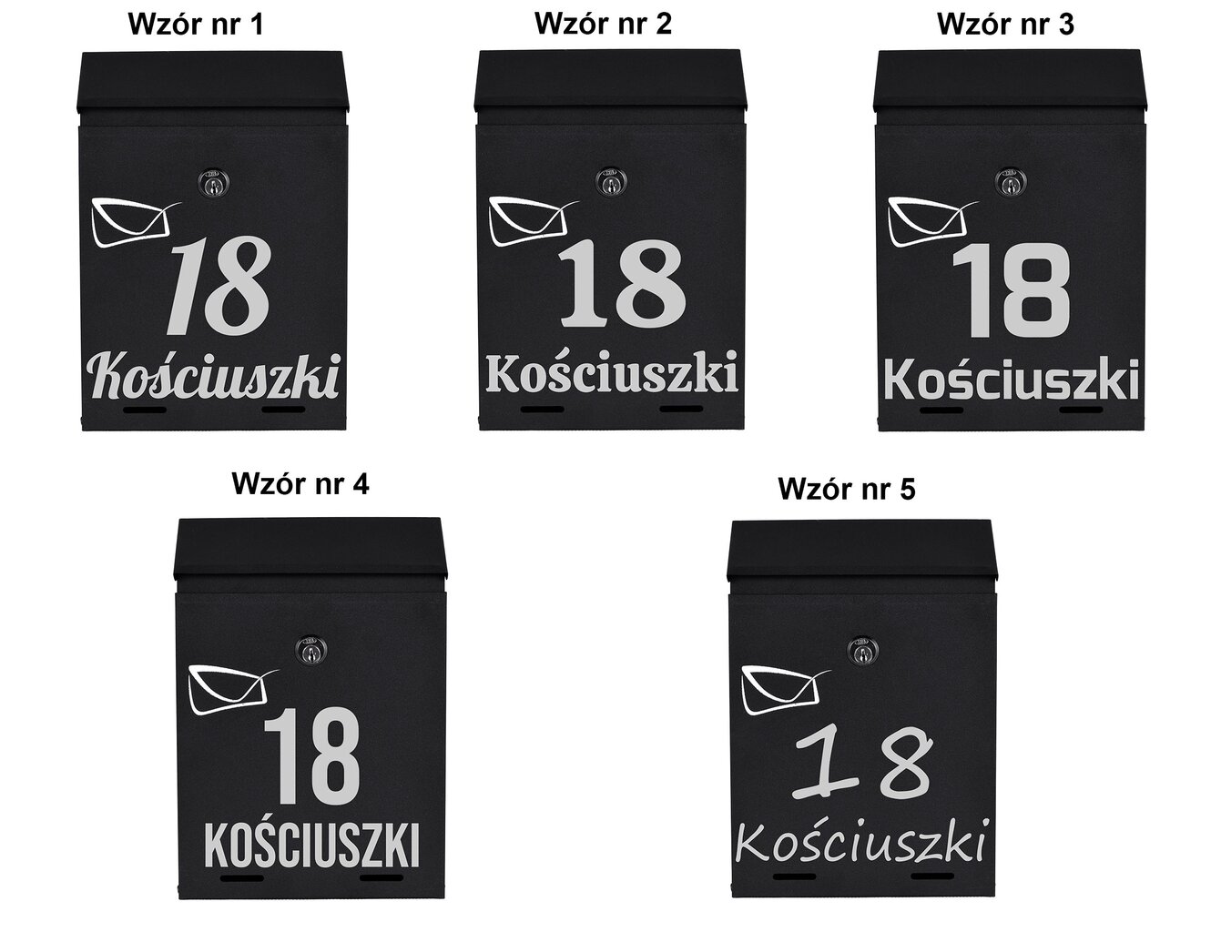 Odvin pašto dėžutė juoda su užrašu цена и информация | Pašto dėžutės, namo numeriai | pigu.lt