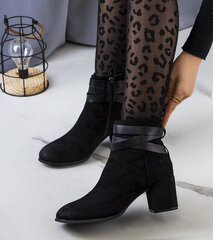 Aulinukai moterims Fletcher GRM18812.2678, juodi kaina ir informacija | Aulinukai, ilgaauliai batai moterims | pigu.lt