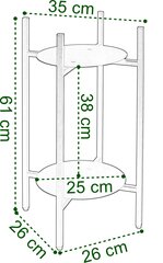 Gėlių stovas Samir Rustic 52 cm цена и информация | Подставки для цветов, держатели для вазонов | pigu.lt