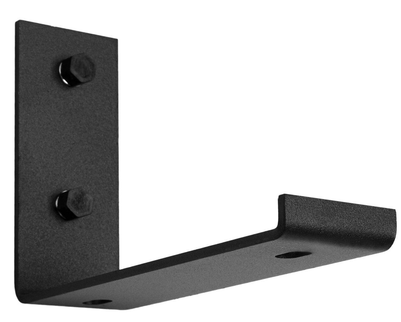 Metalinis juodos spalvos lentynų laikiklis iki 30 kg цена и информация | Surenkamos lentynų sistemos | pigu.lt