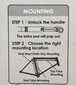 Dviračio pompa Beto CFM-002S, juoda kaina ir informacija | Pompos dviračiams | pigu.lt