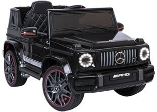Детский одноместный электромобиль MERCEDES AMG G63, черный цена и информация | Электромобили для детей | pigu.lt