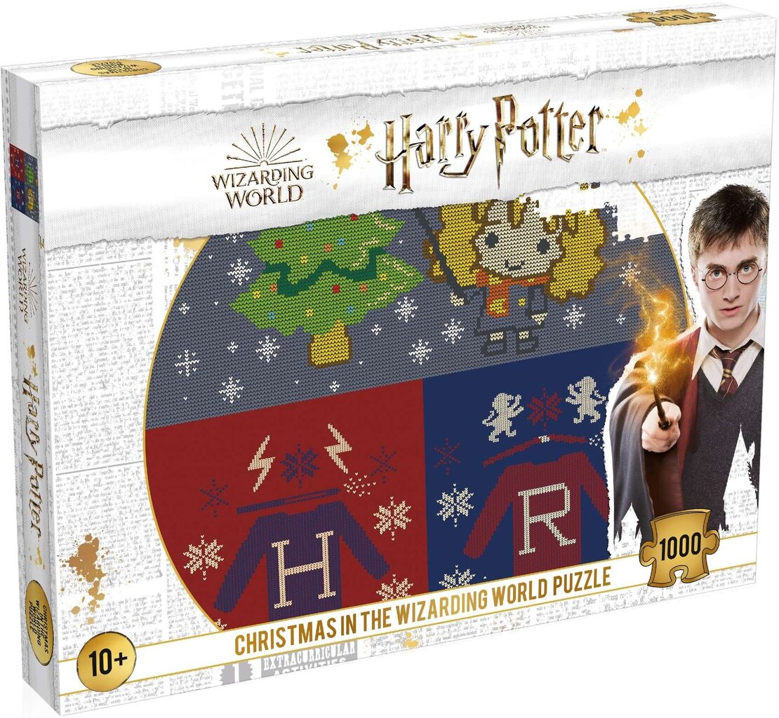 Dėlionė Winning Moves Harry Potter Kalėdos Hogvartse, 1000 d. цена и информация | Dėlionės (puzzle) | pigu.lt