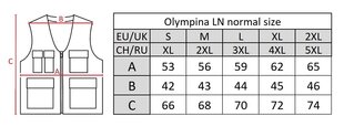 Liemenė vyrams Olympina LN202, pilka kaina ir informacija | Vyriškos liemenės | pigu.lt