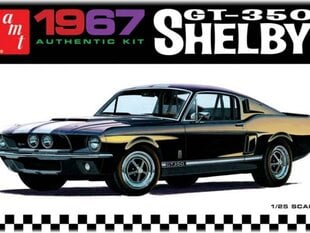 Klijuojams modelis AMT 1967 Shelby GT350, baltas kaina ir informacija | Klijuojami modeliai | pigu.lt