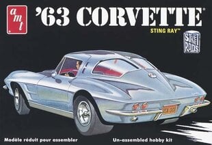 Klijuojami modeliai AMT 1963 m. Chevy Corvette, įvairių spalvų kaina ir informacija | Klijuojami modeliai | pigu.lt