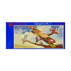Klijuojams modelis Nieuport 28C.I Glencoe Models, geltonas kaina ir informacija | Klijuojami modeliai | pigu.lt