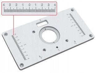 Frezavimo stalo įdėklo plokštė Zaxer kaina ir informacija | Mechaniniai įrankiai | pigu.lt