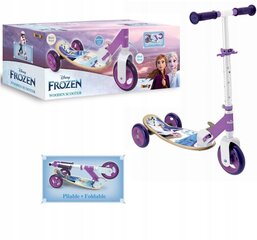 Triratis paspirtukas Smoby Frozen (Ledo Šalis), violetinis kaina ir informacija | Paspirtukai | pigu.lt