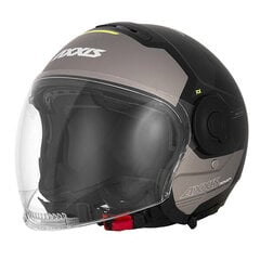Motociklininko šalmas Axxis, XL dydis, juodas цена и информация | Шлемы для мотоциклистов | pigu.lt