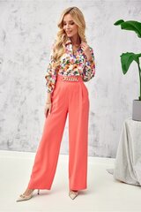 Kelnės moterims Roco Fashion LKK172955.2679, oranžinės kaina ir informacija | Kelnės moterims | pigu.lt