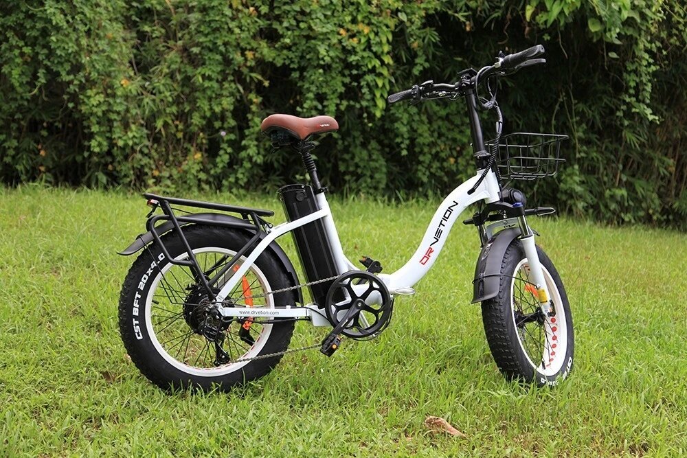 Elektrinis dviratis Drvetion CT20 20", baltas kaina ir informacija | Elektriniai dviračiai | pigu.lt