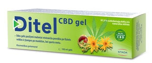 Vėsinantis gelis su CBD aliejumi Ditel CBD, 100ml kaina ir informacija | Balzamai, tepalai | pigu.lt