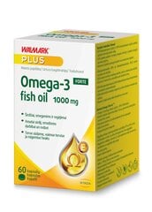 Maisto papildas Omega-3 Forte 1000mg, 60 kaps. цена и информация | Витамины, пищевые добавки, препараты для хорошего самочувствия | pigu.lt