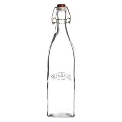 Бутылка 1 л, бутылки с клип-топом цена и информация | Кухонная утварь | pigu.lt