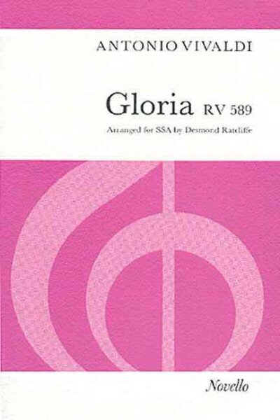 Gloria RV589 (SSA) цена и информация | Knygos apie meną | pigu.lt