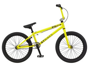 BMX dviratis GT Bikes Air 20", geltonas kaina ir informacija | Dviračiai | pigu.lt