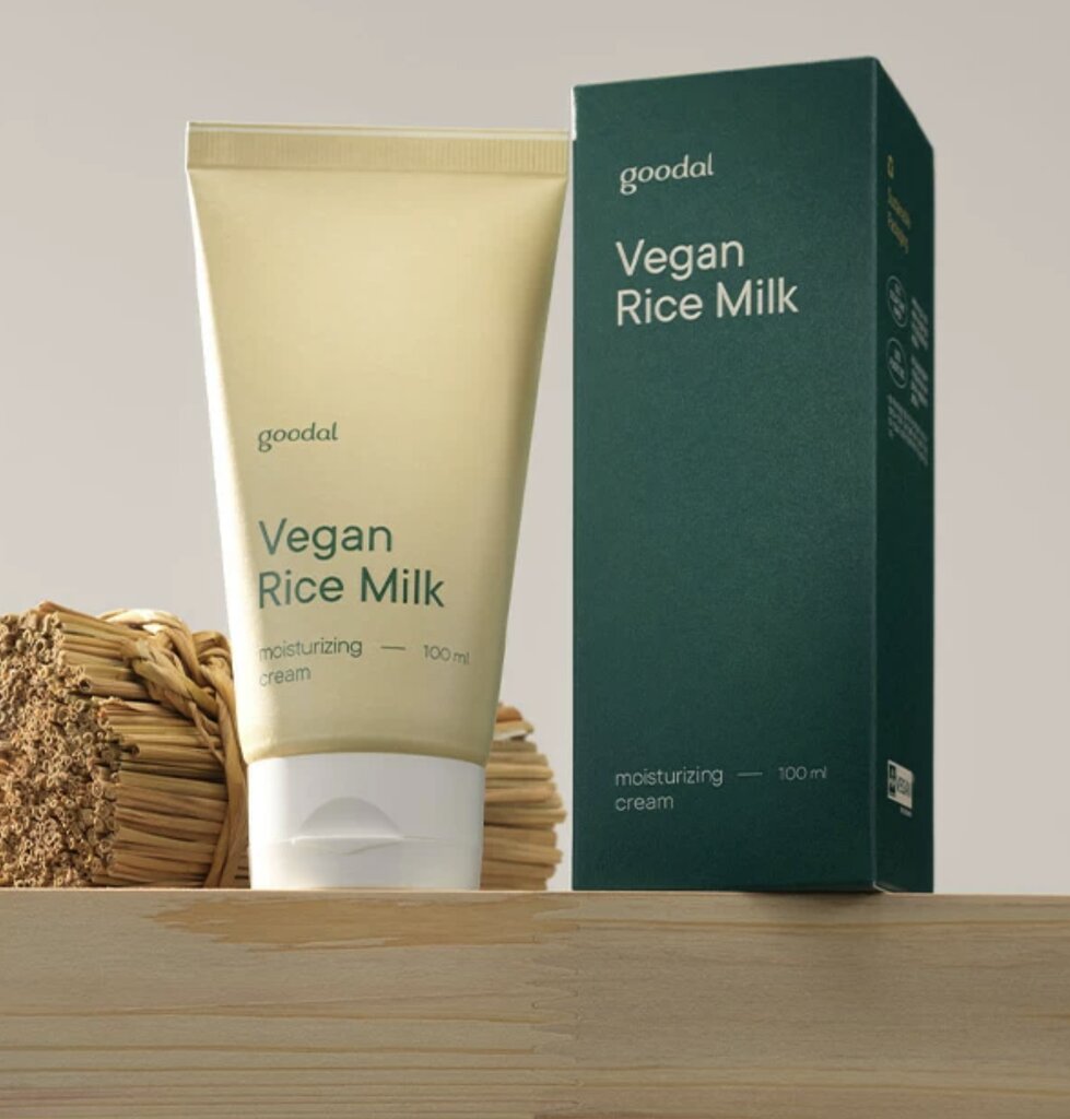 Drėkinantis veido kremas GOODAL Vegan Rice Milk Moisturizing Cream, 70 ml цена и информация | Veido kremai | pigu.lt