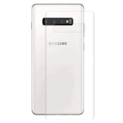 „ISME“ защитная задняя пленка (полное покрытие) - прозрачная (Galaxy S10+) цена и информация | Защитные пленки для телефонов | pigu.lt