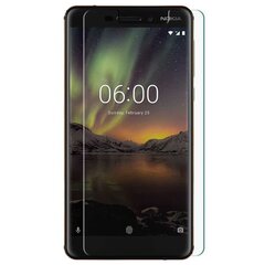 „Premium“ защитное стекло экрана 0,3 мм (Nokia 6 2018) цена и информация | Защитные пленки для телефонов | pigu.lt